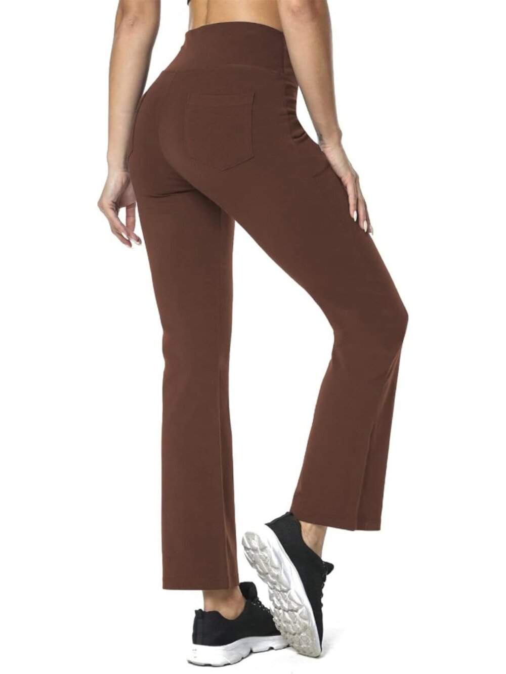 Cotton Bootcut Pants for Women, S-XXXL, 29''-35'' Inseam, Inner Pocket, Casual